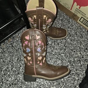 Girls Shyanne Cowgirl Boots Size 1 BNWOT